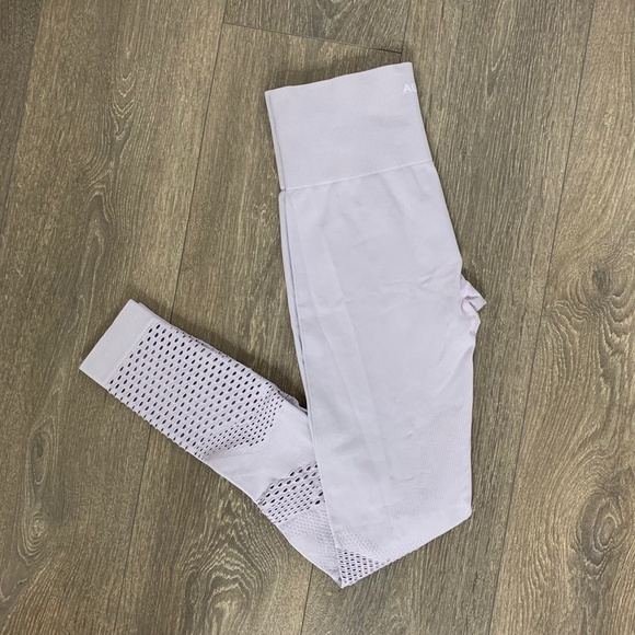 Alala Camo Seamless Legging High Waist Perforated Laser Cut Lilac Size Small - Picture 3 of 16